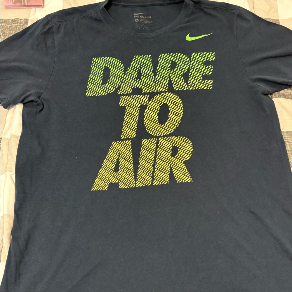 Nike Charcoal Tee with Subtle Logo